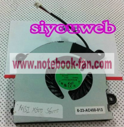 New CPU Cooling Fan For MSI S6000 MS-16D3 with free thermal past New CPU Cooling Fan For MSI S6000 MS-16D3 with free thermal past